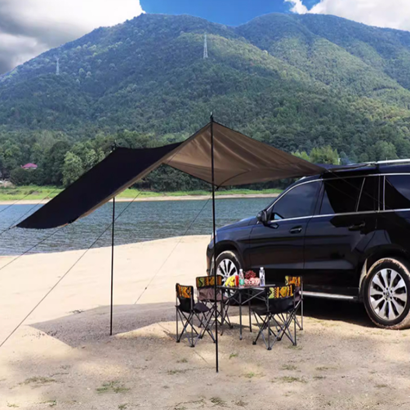 Outdoor Camping Van Tent - Intrekbare auto-zijluifel, waterdichte zonneschermtent voor SUV,