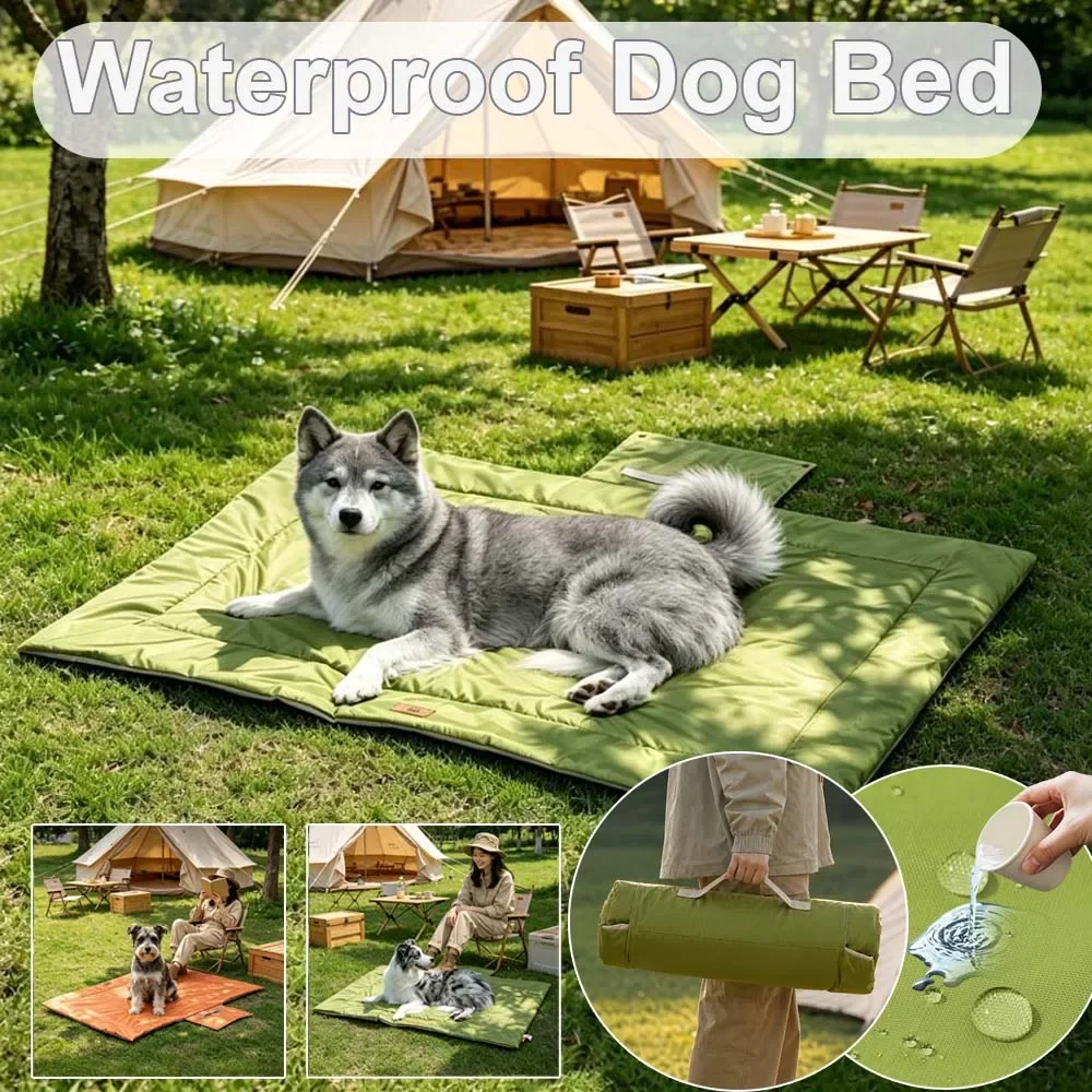 Outdoor Camping Dog Bed - 2026 Duurzame, waterdichte en antislip hondenmat