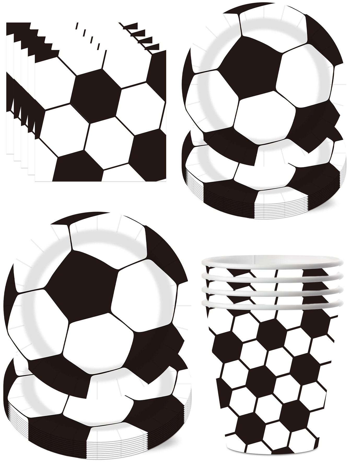 Feest met voetbalthema, bord,  - Outdoor Camping Dining Set recensie en prijs