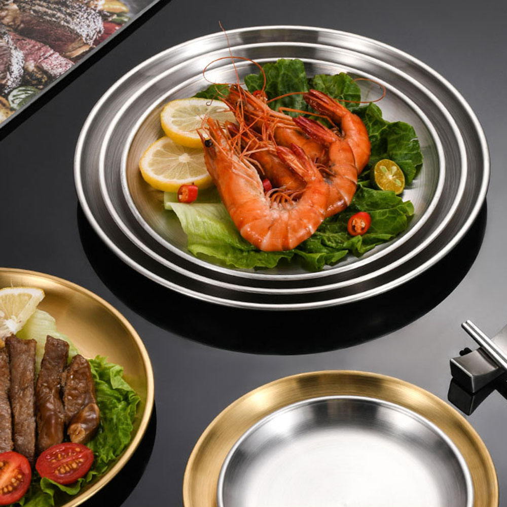 8 Stuks Metalen Eetschotel Roe - Outdoor Camping Dining Set recensie en prijs
