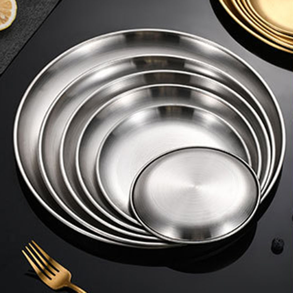 8 Stuks Metalen Eetschotel Roe - Outdoor Camping Dining Set recensie en prijs
