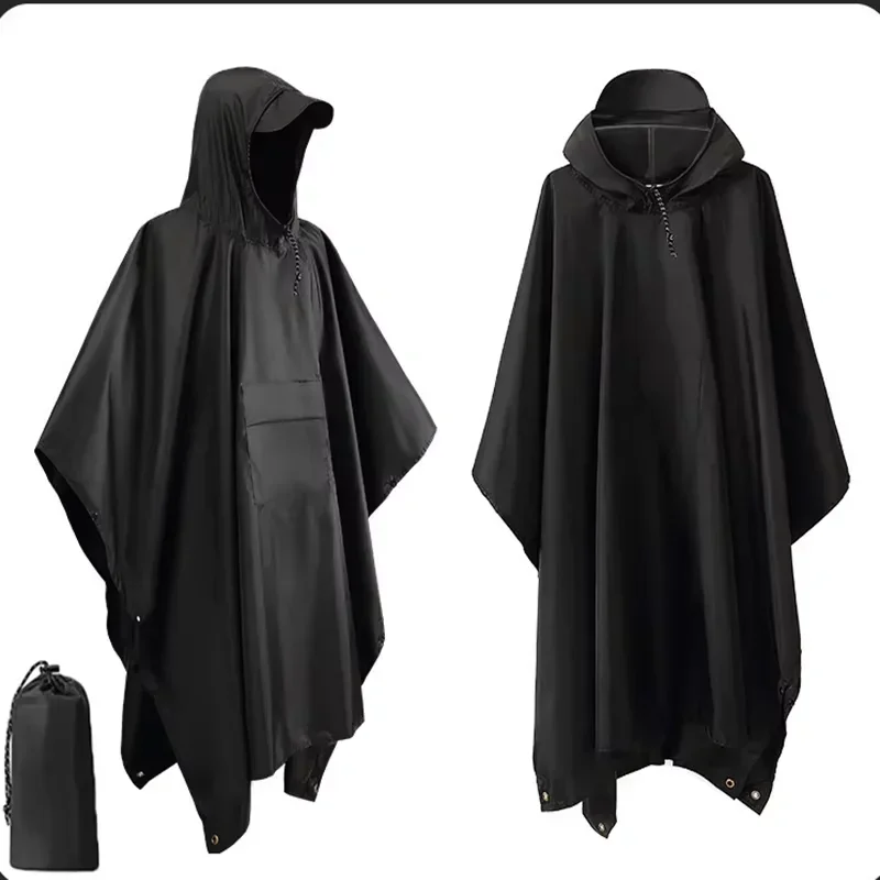2026 3-in-1 waterdichte regenp - Camping Rain Poncho recensie en prijs