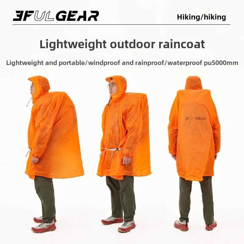 Ultralichte regenponcho 3F UL  - Camping Rain Poncho recensie en prijs