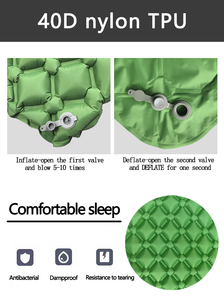 Opblaasbaar campingmatras in t - Outdoor Camping Rugs recensie en prijs